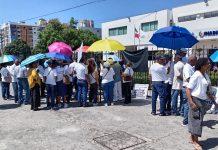 Maestros Pensionados y Jubilados Realizan Piquete Frente al Inabima.